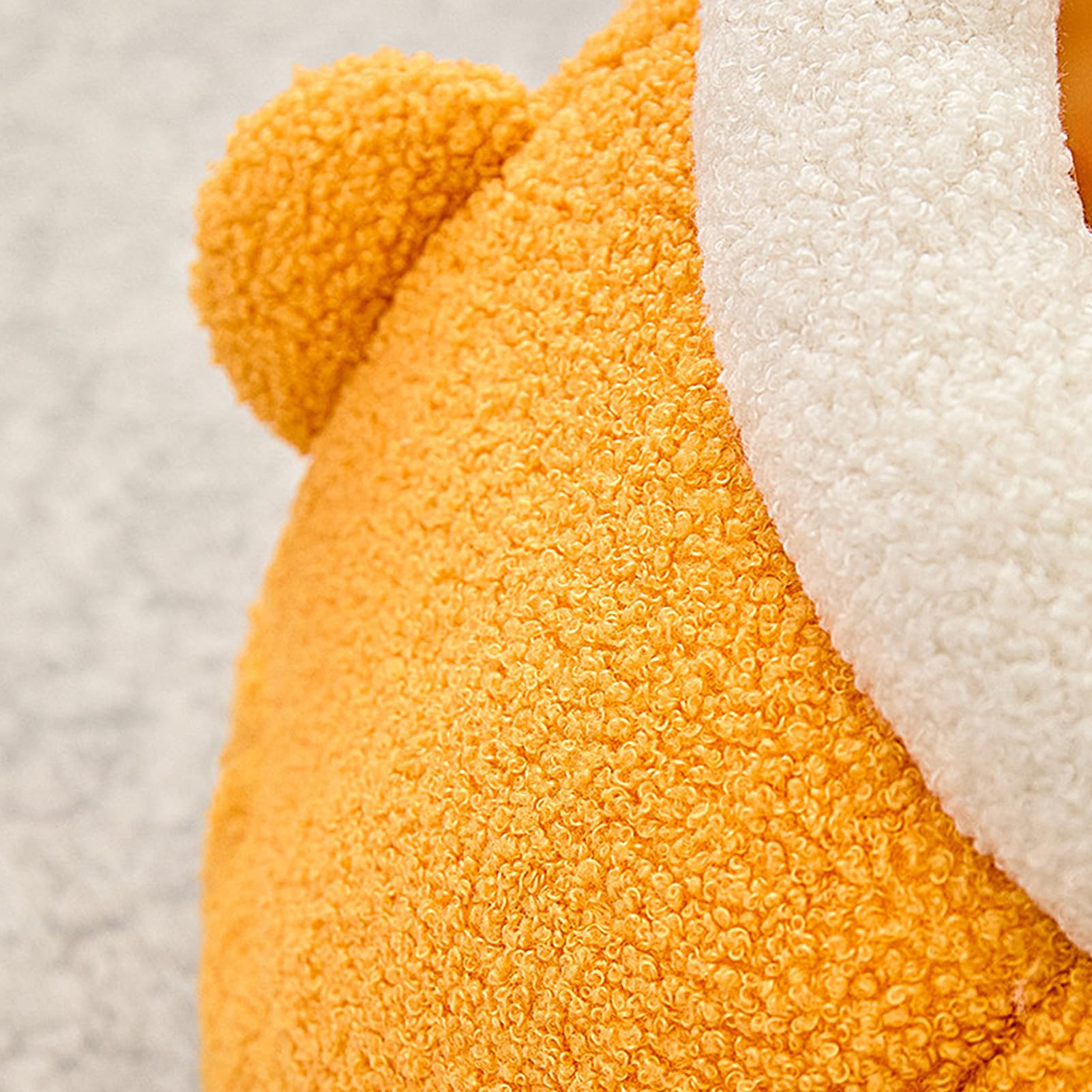 Legowisko Gniazdo Dla Kotów Urocze Miękkie Ciepłe Pomarańczowe Kształcone | Legowisko Jaskinia Dla Kotów Dla Wewnętrznego Zimowego Przy Łóżku Okno Krzesło Pokój