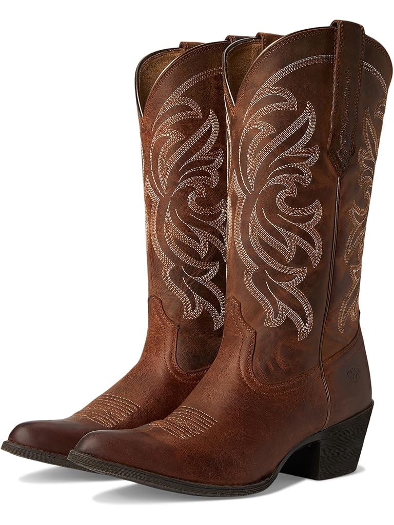 Brown Ariat Heritage J Toe Stretchfit Western Boots