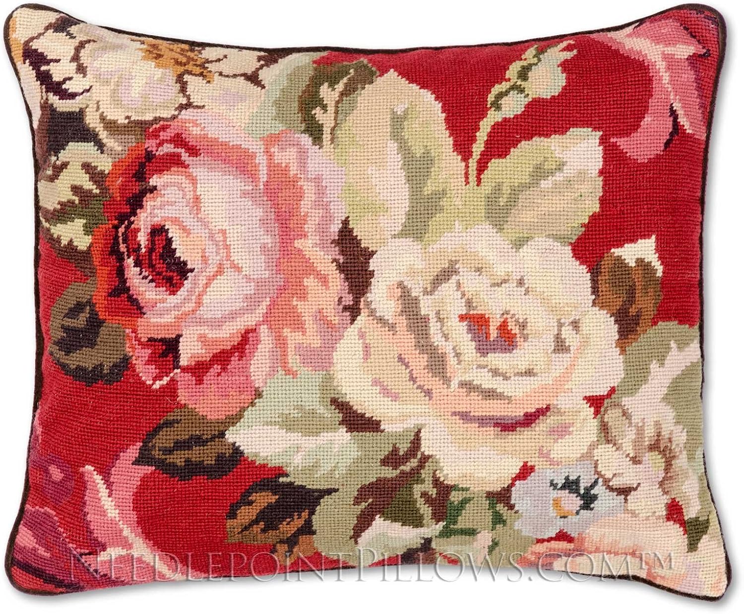 Handmade 100 Wool Decorative Floral Flower Rose Bouquet