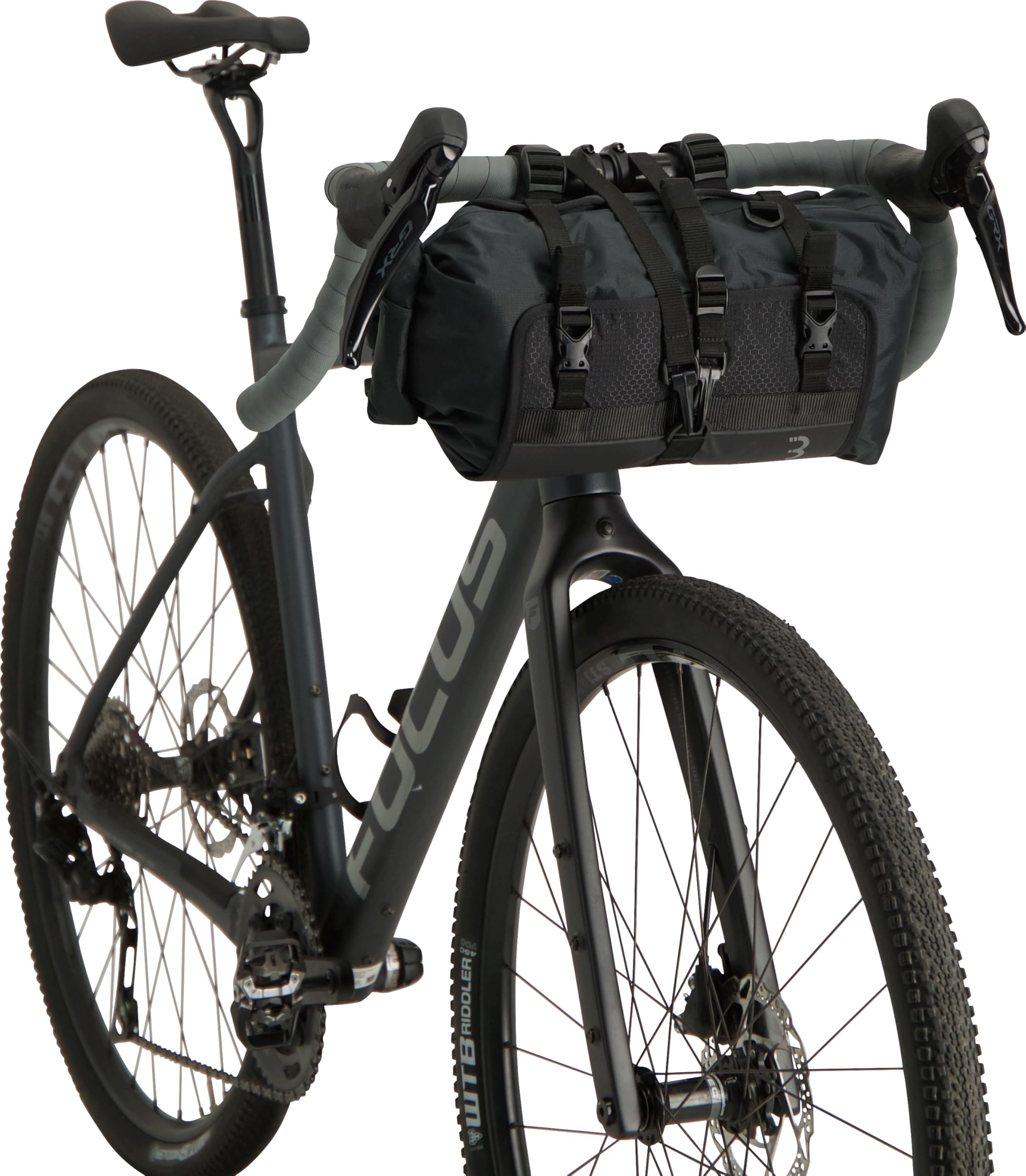 BBB Cycling Fahrrad Tragetasche Vorne Wetterfest, Front Fellow Lenker Gepäckträger Tasche, BSB-141, Schwarz, M