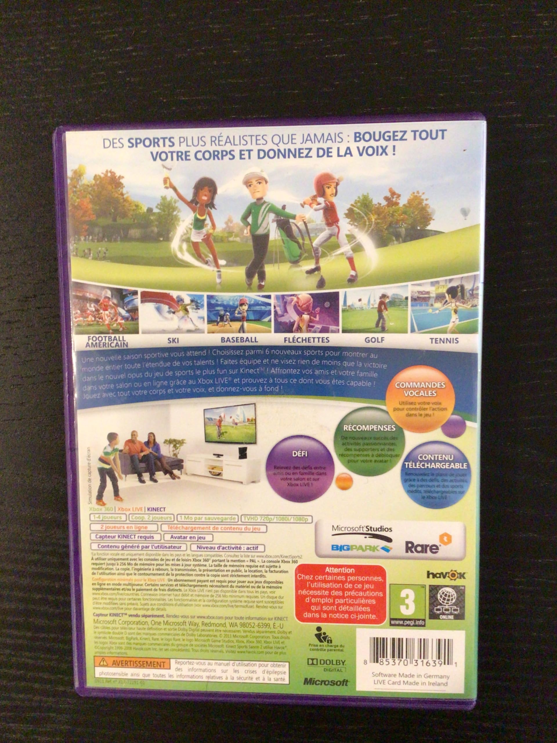 Kinect Sports - Saison 2