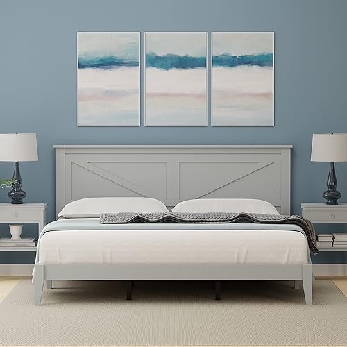 Miniatura 15 de Glenwillow Home Base de cama estándar - Tamaño ajustable Queen, King, California King Cereza,Ébano/Negro,Blanco brillante,Ultimate