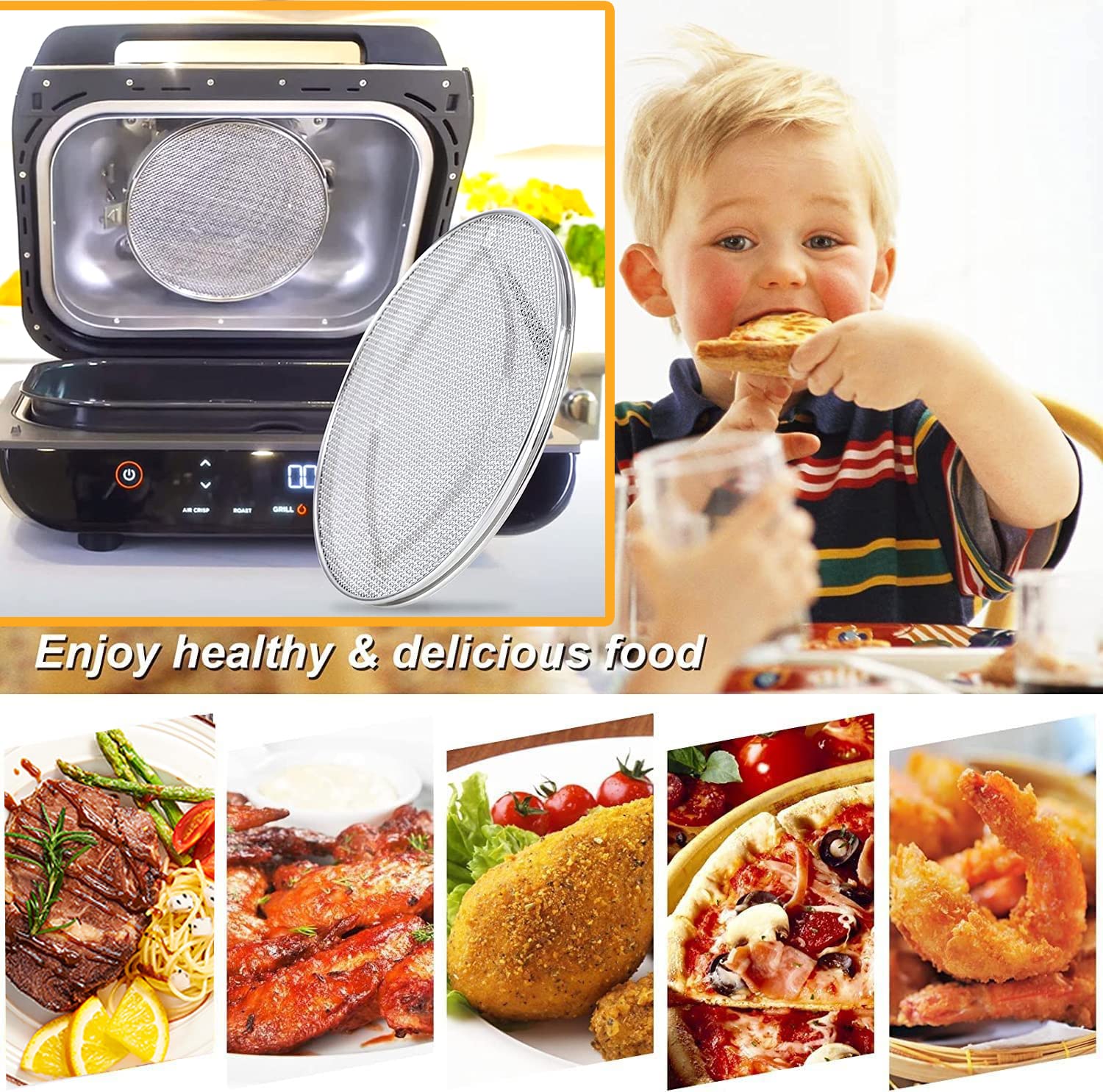 EJ.life écran Anti-éclaboussures Pour Friteuse Bouclier Anti