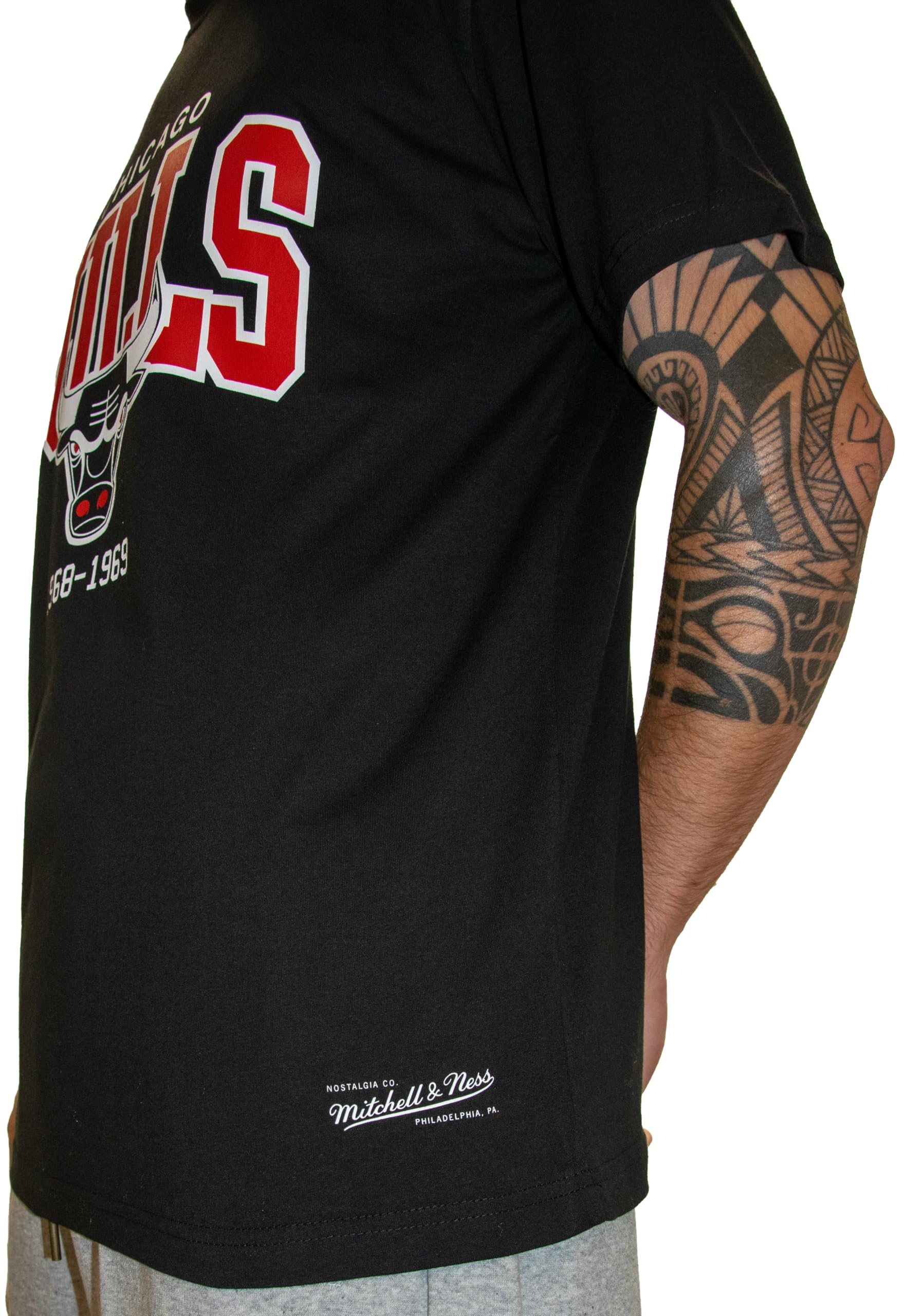 Mitchell & Ness Uomo T-Shirt NBA/HWC Team Arch Print