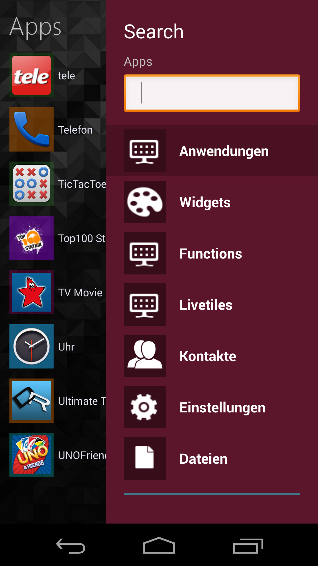 Metro UI Launcher 10:Amazon.de:Appstore for Android