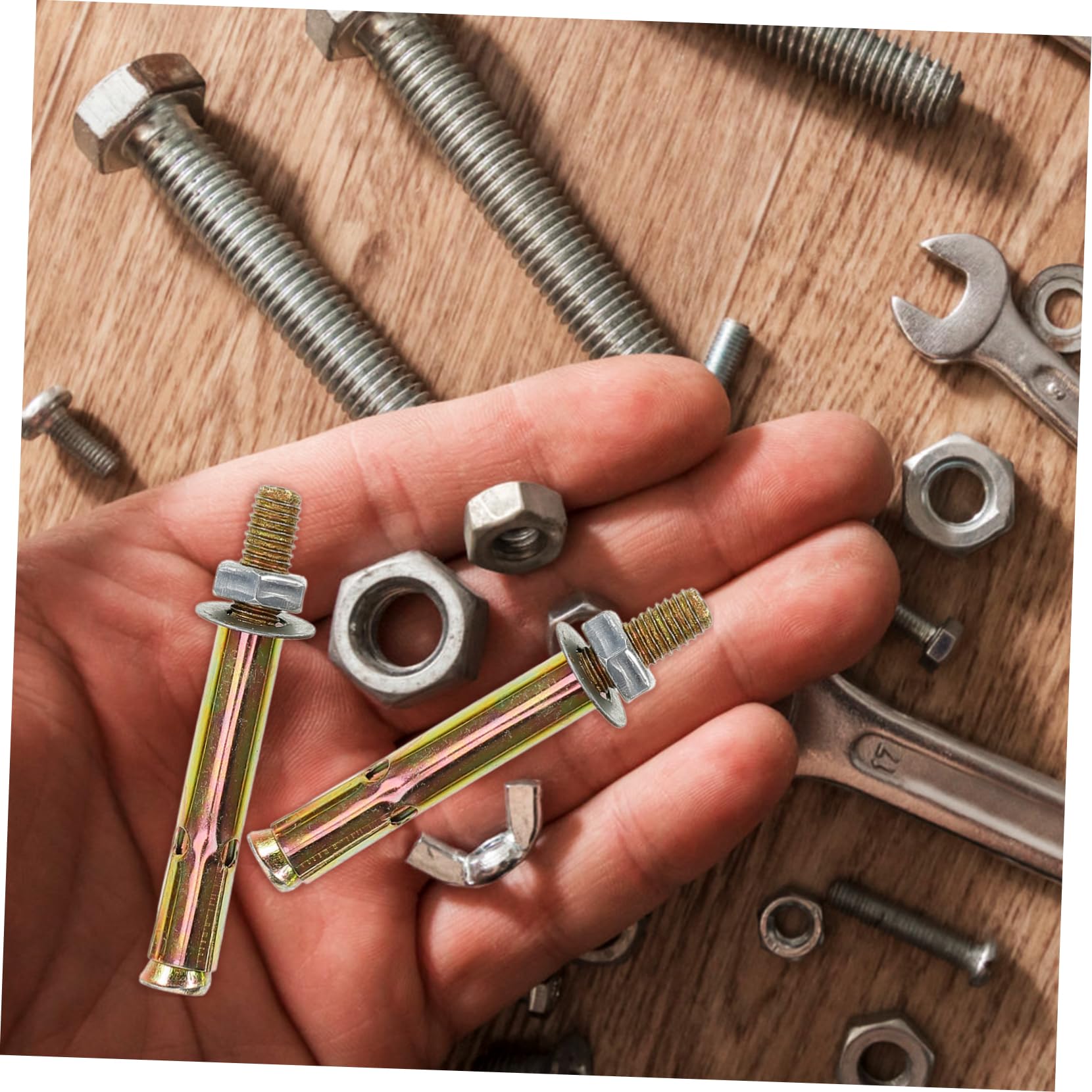 Tacos de expansión de metal, robustas extensiones con tornillos