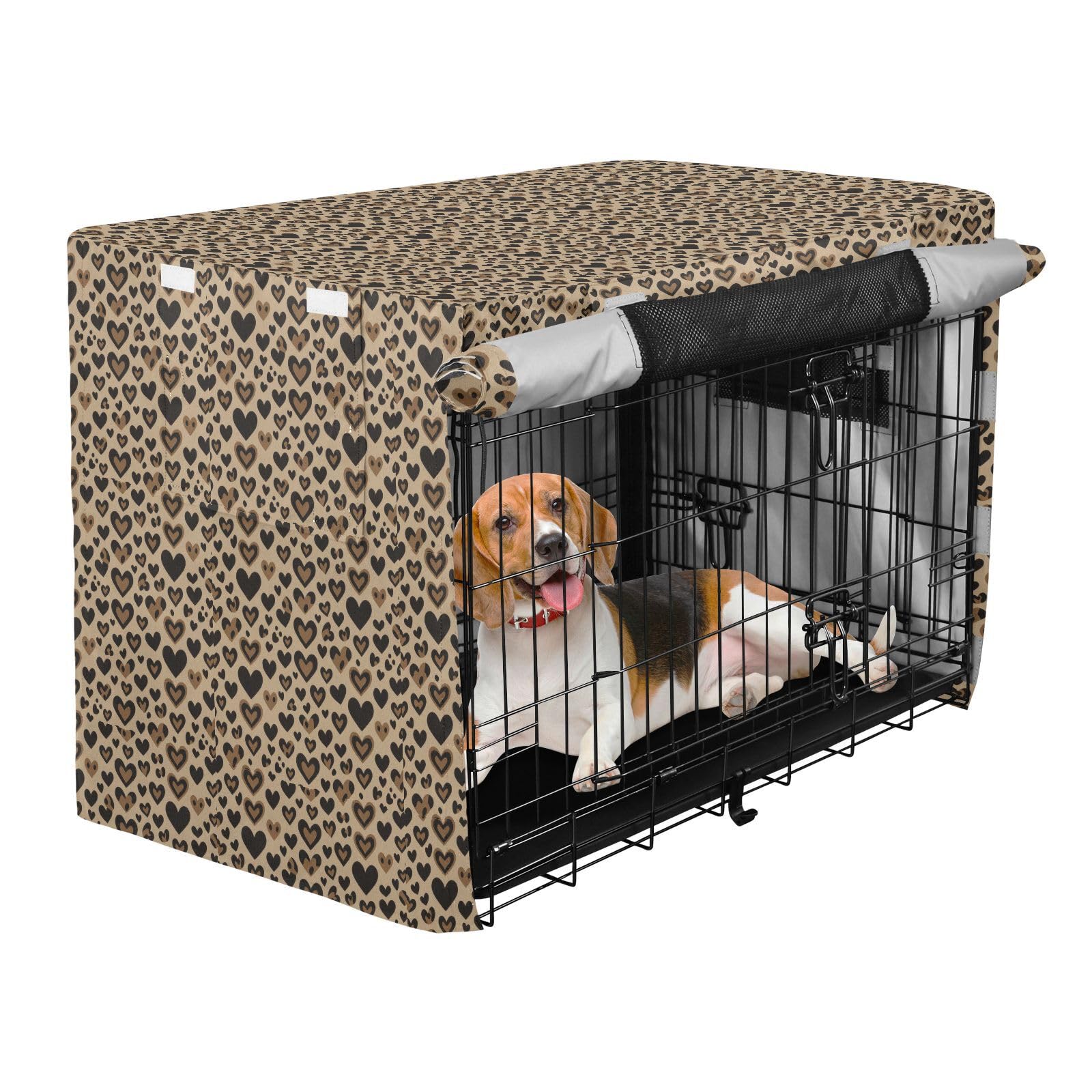 Housse d'intimité pour cage de chien stressé en voyage et lavable