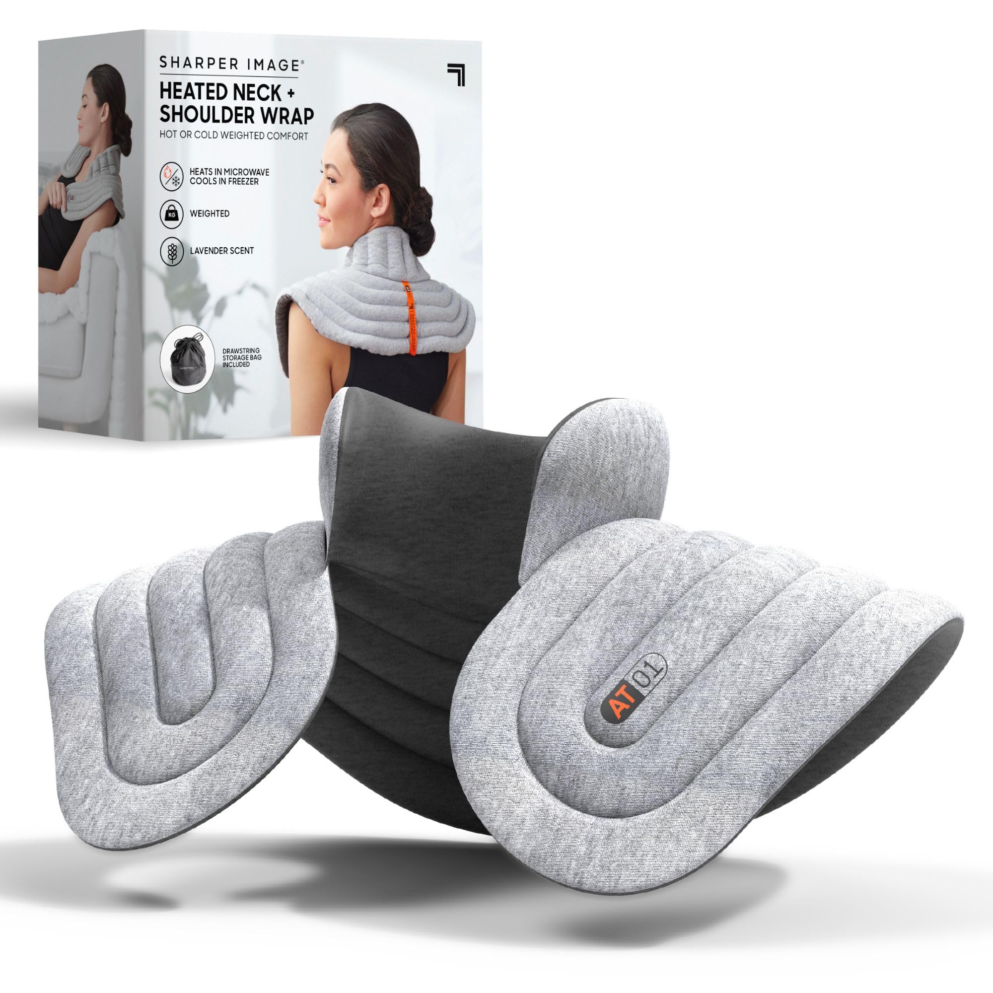 Sharper Image Heated Neck & Shoulder Aromatherapy Wrap