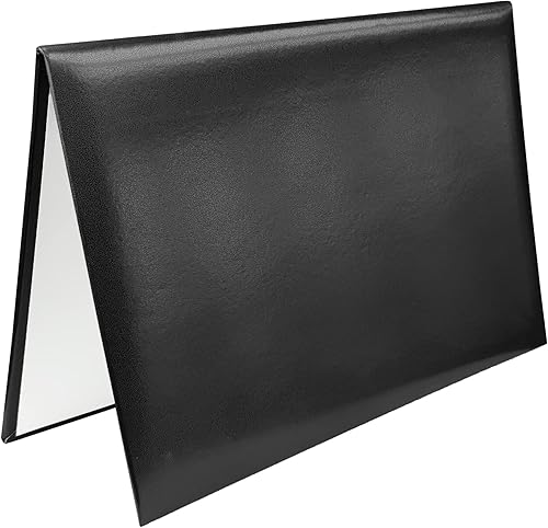 Vista 56 de Happy Secret Cubierta para diploma de 8.5 x 11 pulgadas, soporte para certificado de graduación, cubiertas de certificado de cuero liso (morado)