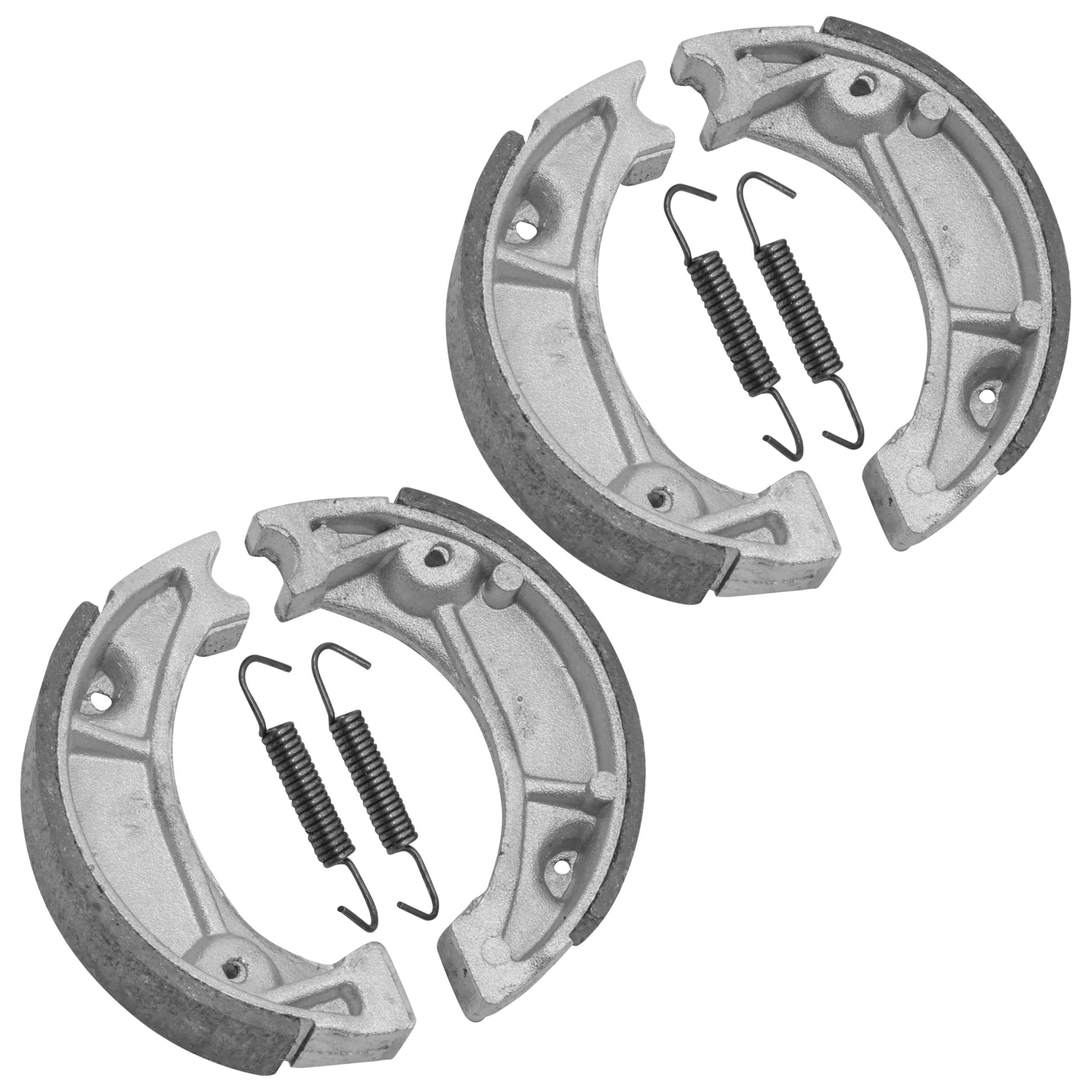 Caltric Front and Rear Brake Shoes Compatible with Honda XR70R 1997 1998 1999 2000 2001 2002 2003