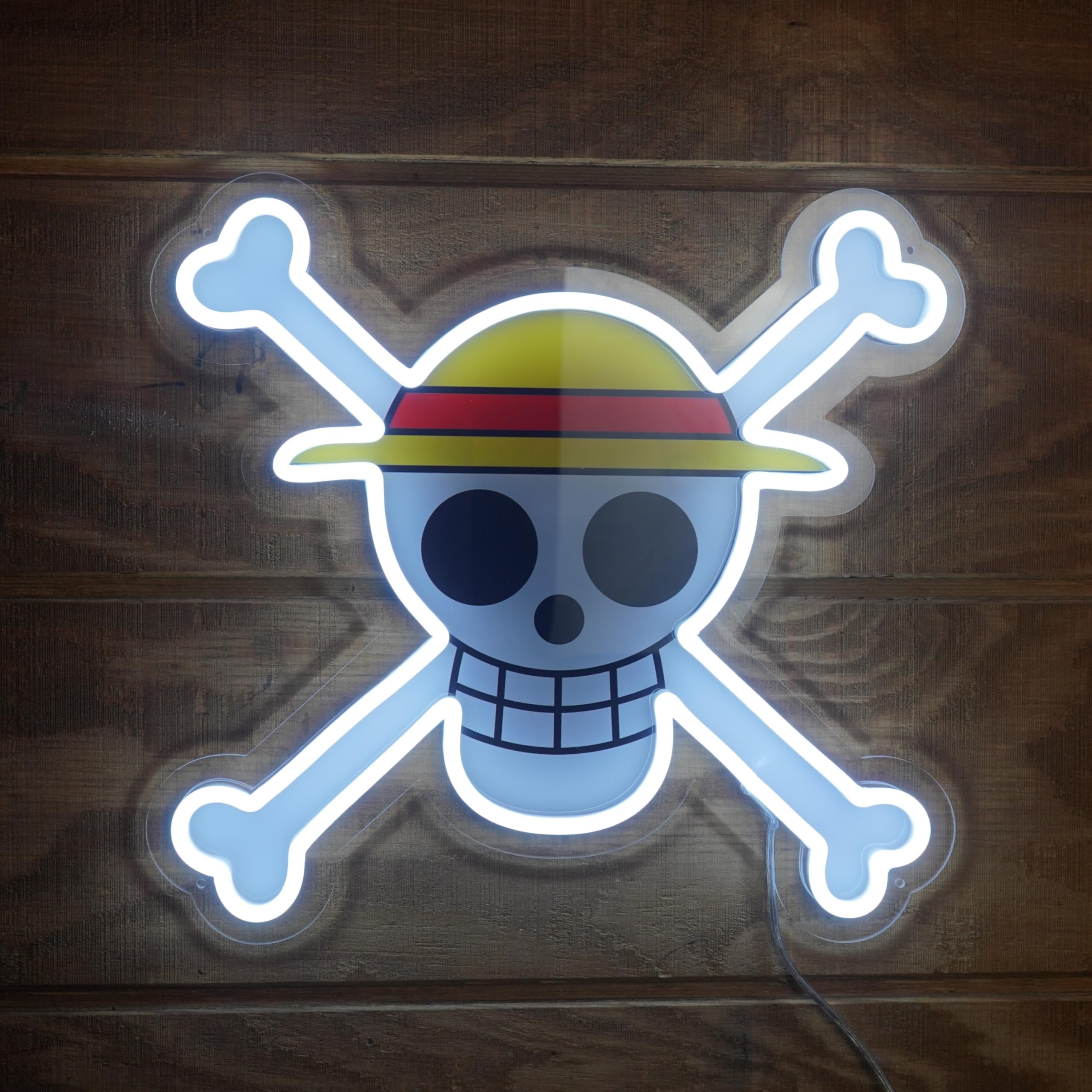 Strawhat Jolly Roger LED Neon – One Piece – 2FT LED Neon Sign