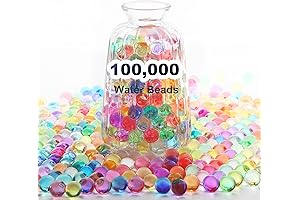 100,000 Water Gel Beads for Plants, Vases, and Decor