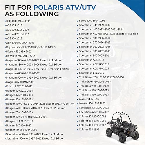 Miniatura 2 de Kit de rótula y soporte para Polaris Polaris Sportsman Magnum Ranger Scrambler Trail Blazer Trail Boss Xpedition Xplorer Big Boss OEM # 7061158