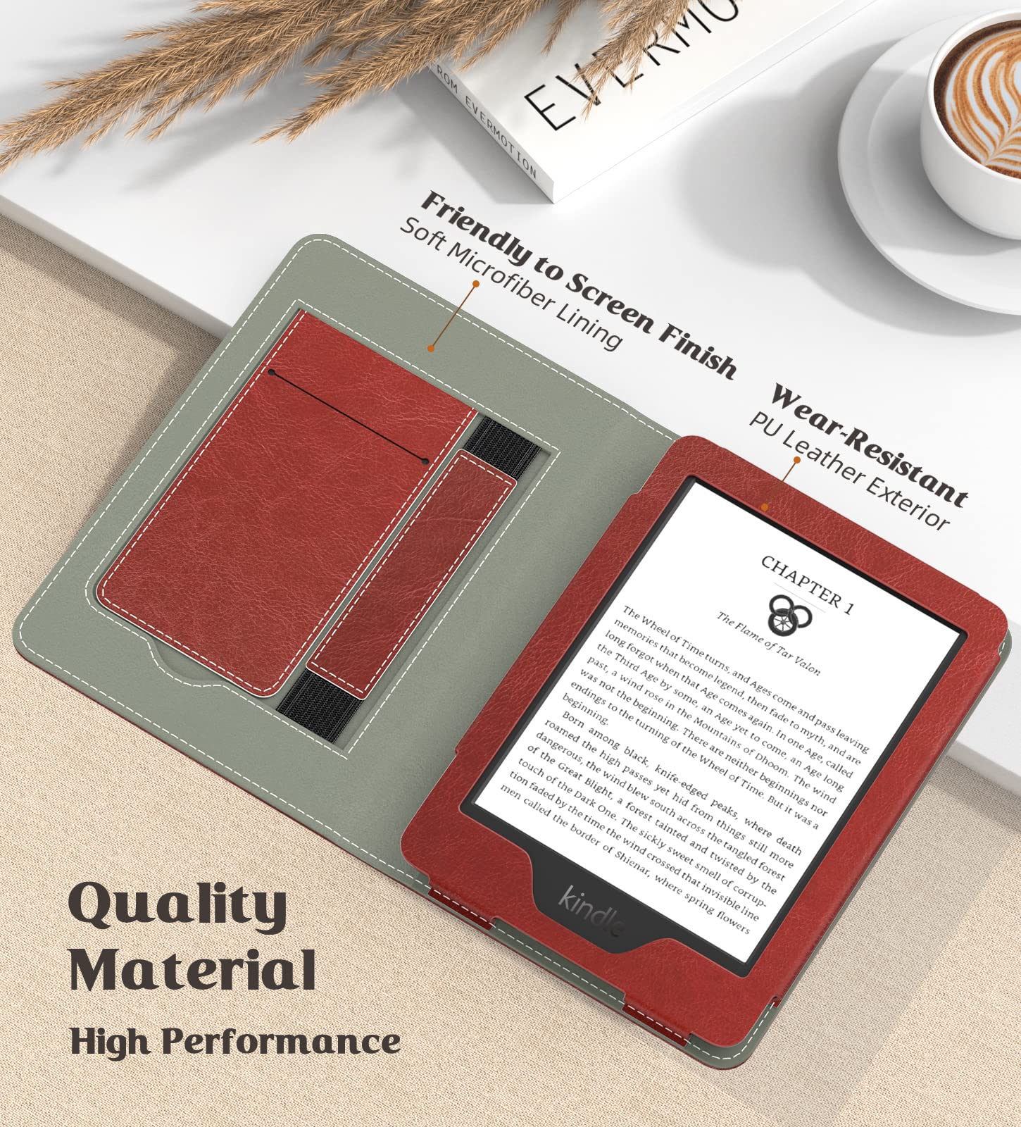 MoKo Case Fits All-new 6" Kindle(11th Generation, 2024/2022 Release)/ Kindle(10th Gen,2019)/Kindle(8th Gen, 2016) - Image 4