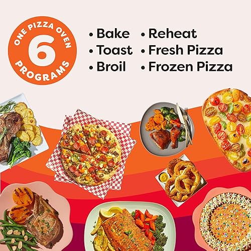 Miniatura 5 de Instant Pot No requiere precalentamiento* Horno de pizza y tostador 6 en 1 con tecnología InstantHeat, se adapta a una pizza fresca o congelada de