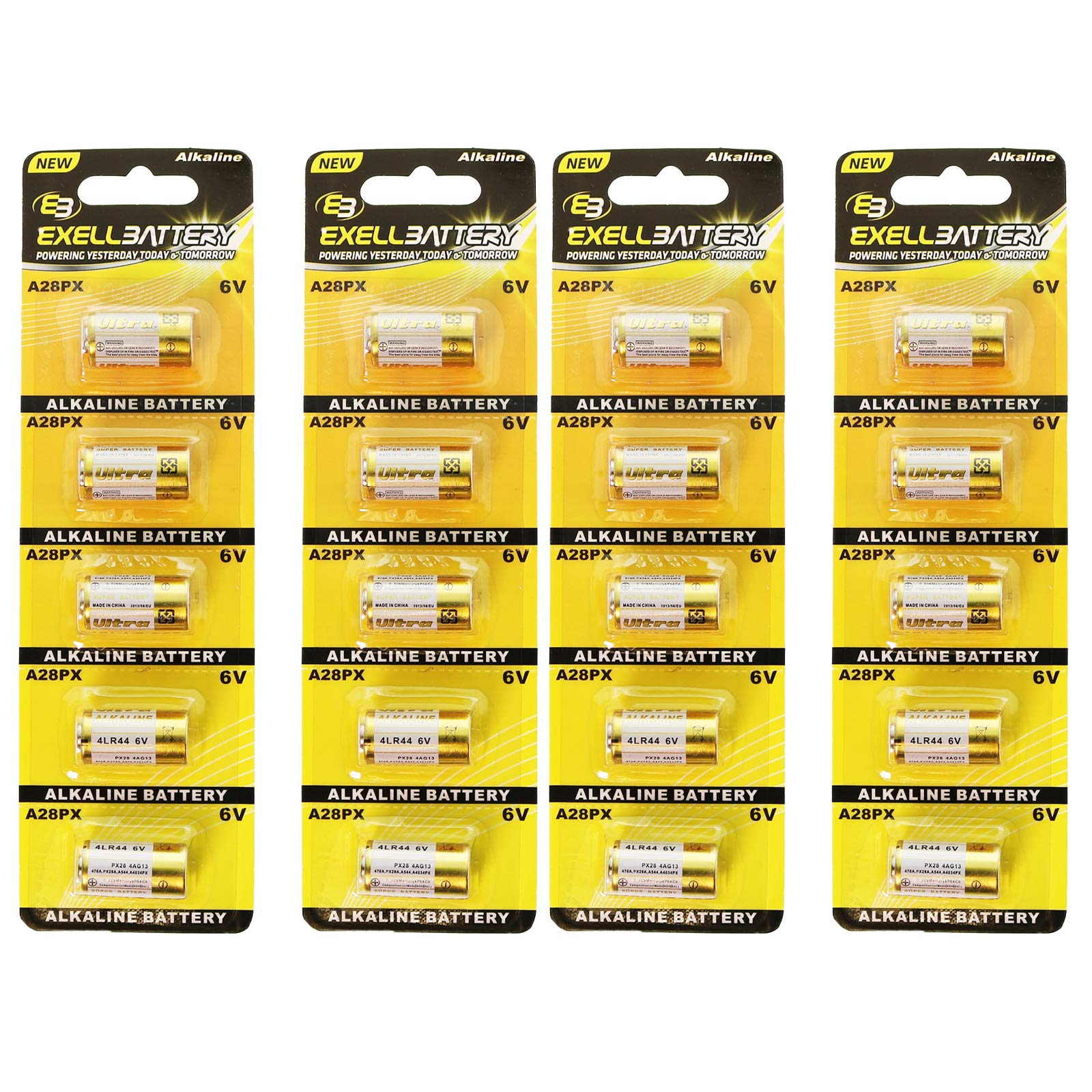 Amazon | 20個入り Exell A28PX 6V アルカリバッテリー L544BP