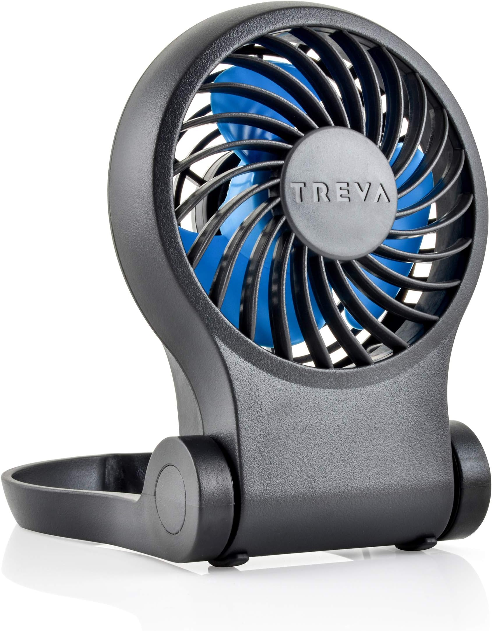 3.5 Inch Portable Desk Fan with USB Port - Small, Compact, Powerful Airflow, AC Adapter Included