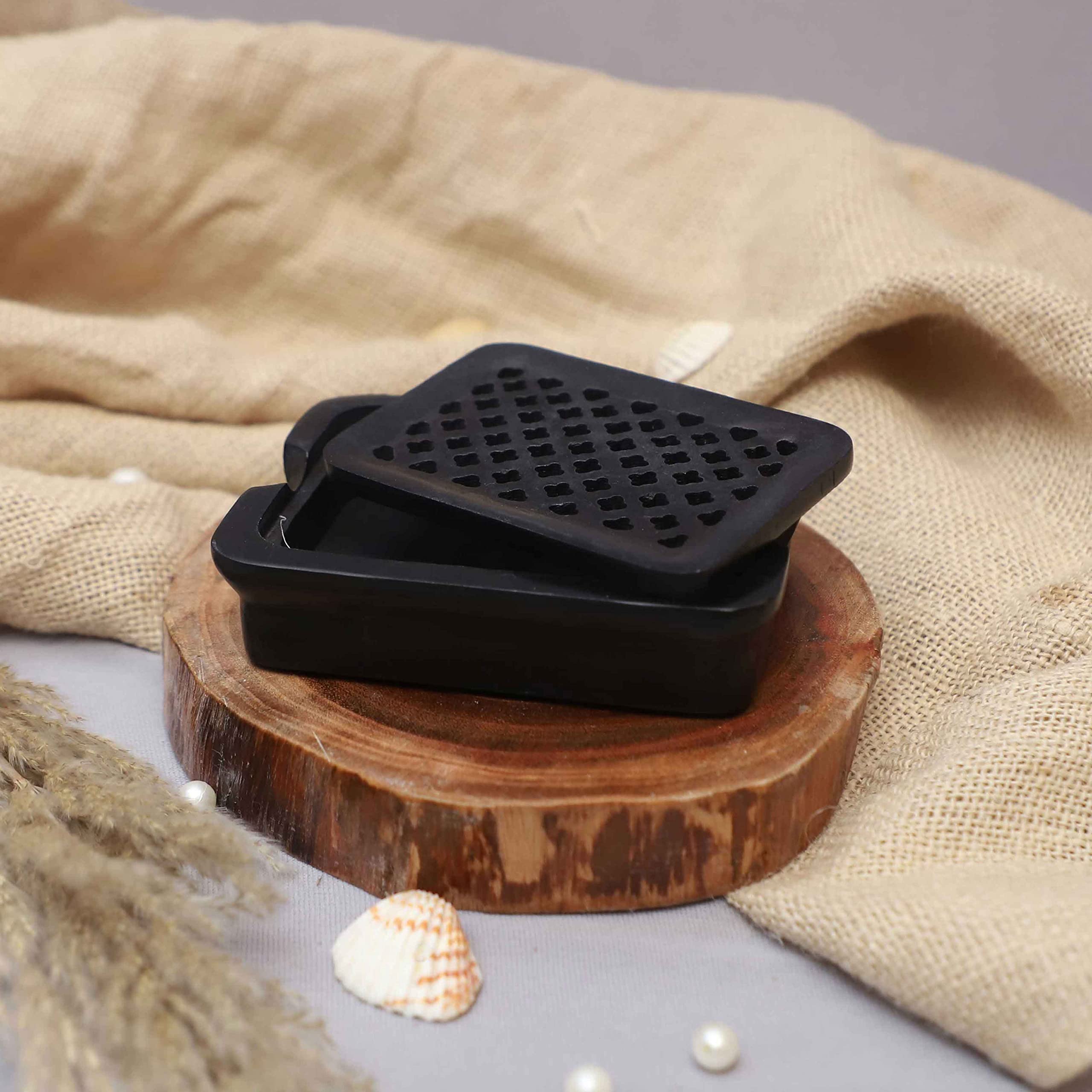 Katkaria Creations Rectangle Marble Soapstone Soap Dish || Natural Soapstone Soap Dish || Bathroom Accessories || Handmade Soap Holder for Bathroom (B0BDRRHZ8Y) Amazon Price History, Amazon Price Tracker