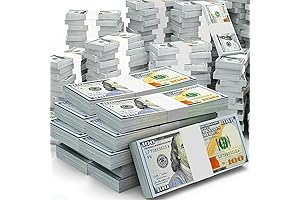 1000 Piezas de Billetes Falsos de 100 Dólares, Juguetes Educativos y de Aprendizaje para Niños