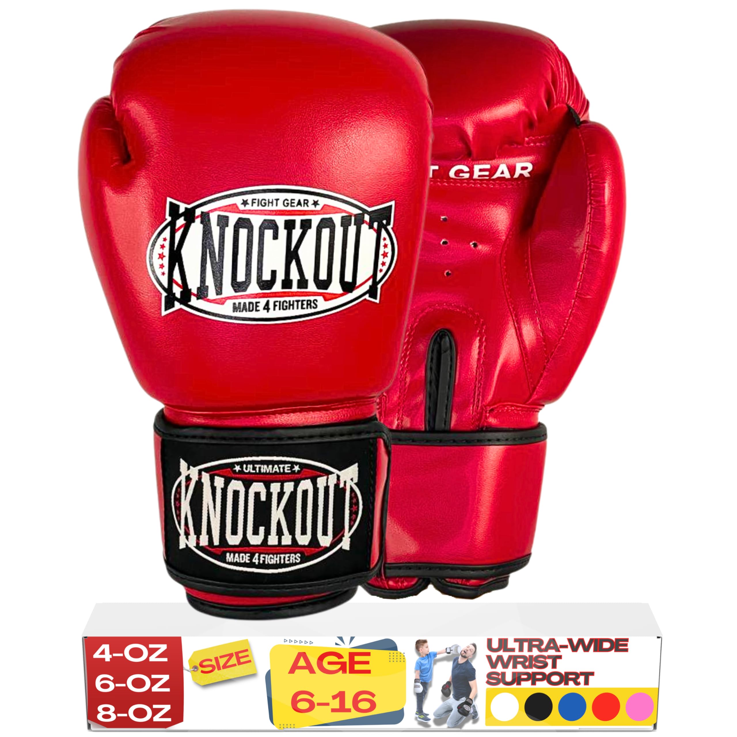 Ultimate Knockout Youth Boxing Gloves