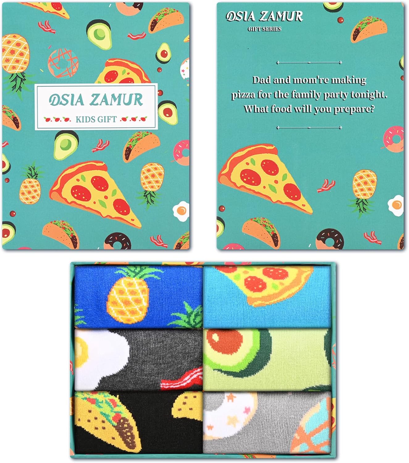 Kids Boys Girls Novelty Crew Socks, Funny Colorful Toddler Calf Socks for 2-18 Years Old - Image 3