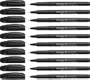 Topliner 967 Fineliner 0.4mm, Box of 10, Black (9671)