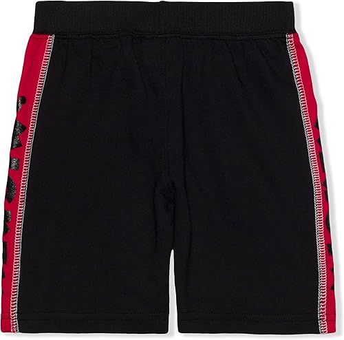 Miniatura 3 de Disney Mickey Mouse - Paquete de 2 pantalones cortos con cordón para niños pequeños - AzulBlancoGrisNegro