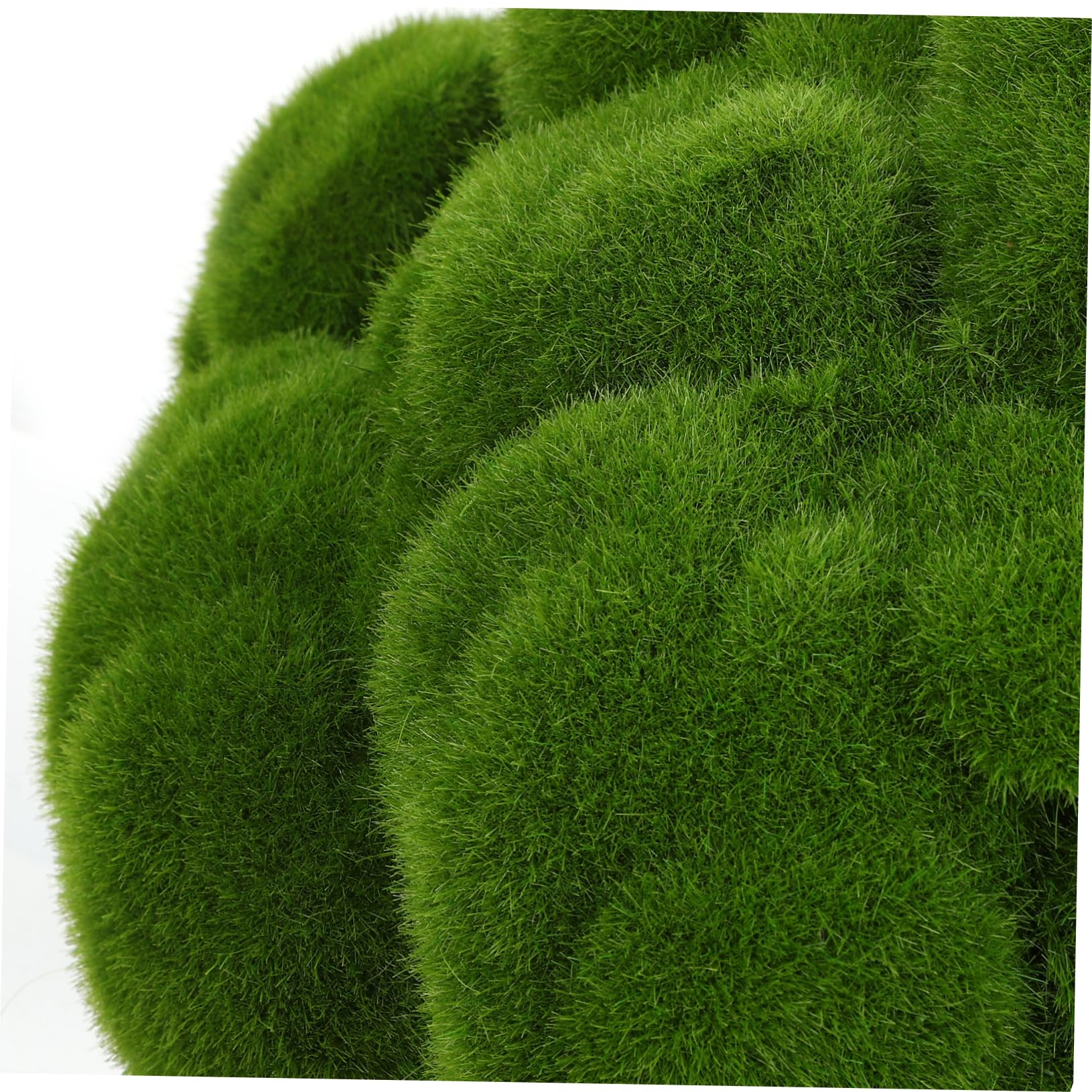 Vaguelly Pallina di Muschio Artificiale in Pvc Verde, Aspetto Realistico, Resistente alla Deformazione, Decorazione per Soffitti e Paesaggi