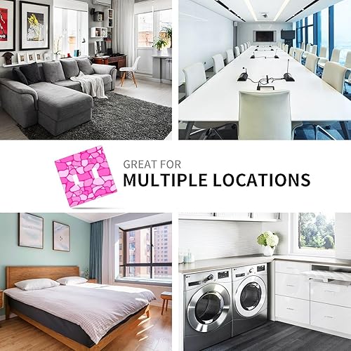 Miniatura 6 de Cubierta de placa de interruptor de luz de palanca doble rosa decoración placa de pared decorativa cubierta de salida para el hogar dormitorio