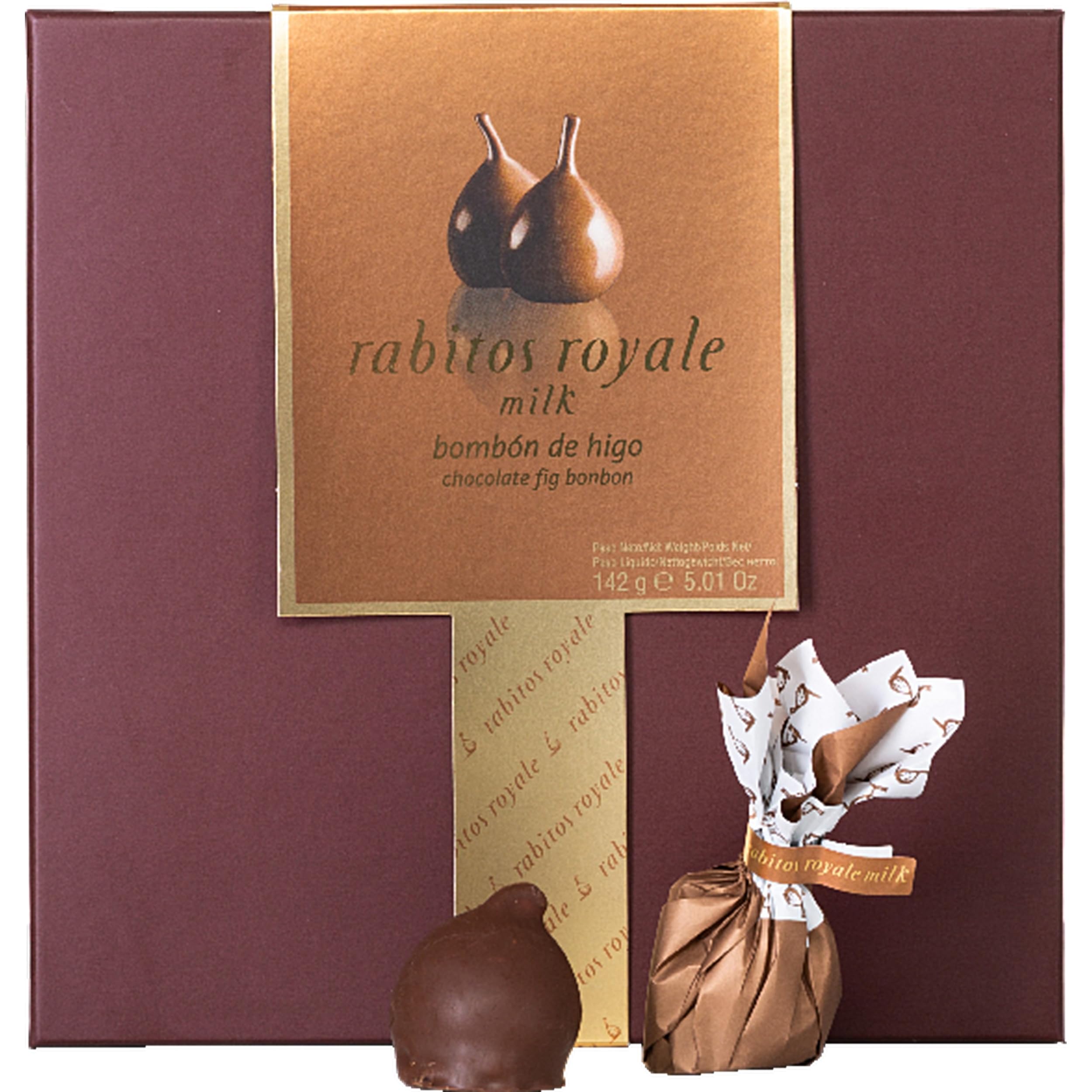 8 Piece Milk Chocolate Covered Fig Bonbons Gift Box (5.01oz / 142g)