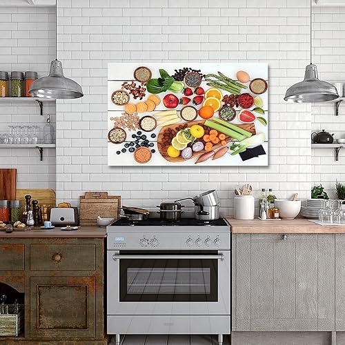 Vista 152 de Arte de decoración de pared para comedor, cocina, cocina, comedor, especias, verduras, cocina, comedor, decoración de pared, pintura artística