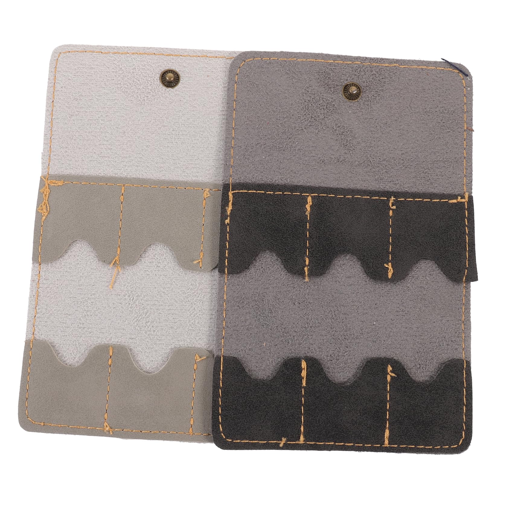 Mipcase 2pcs Memory Card Storage Case Multi-Functional Pu Card Holder Organizer Stylish Compact and Design for Travel and Everyday Use