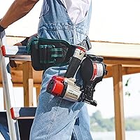 Vista 6 de Maxparts NVH45 - Clavadora para techos de bobina de 15 grados para edificios de techo de casa de madera, clavos de bobina de cabeza redonda de 7/8