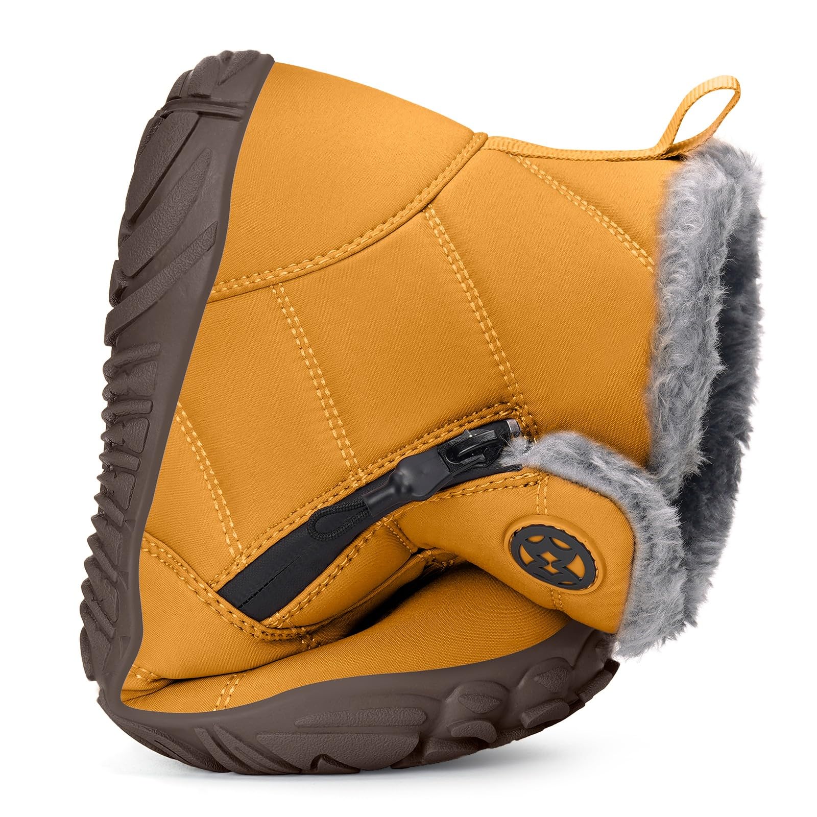 Stivali Invernali Barefoot Uomo Donna Scarpe Neve Caldo Comode Stivaletti Scarponcini con Wide Tox Box