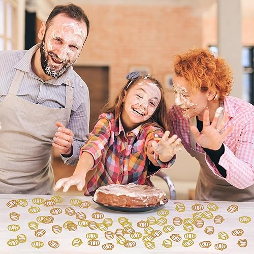 Miniatura 6 de INNORU Confeti de calabaza con purpurina, confeti de mesa de baby shower, confeti disperso de otoño y otoño, día de Acción de Gracias, confeti de