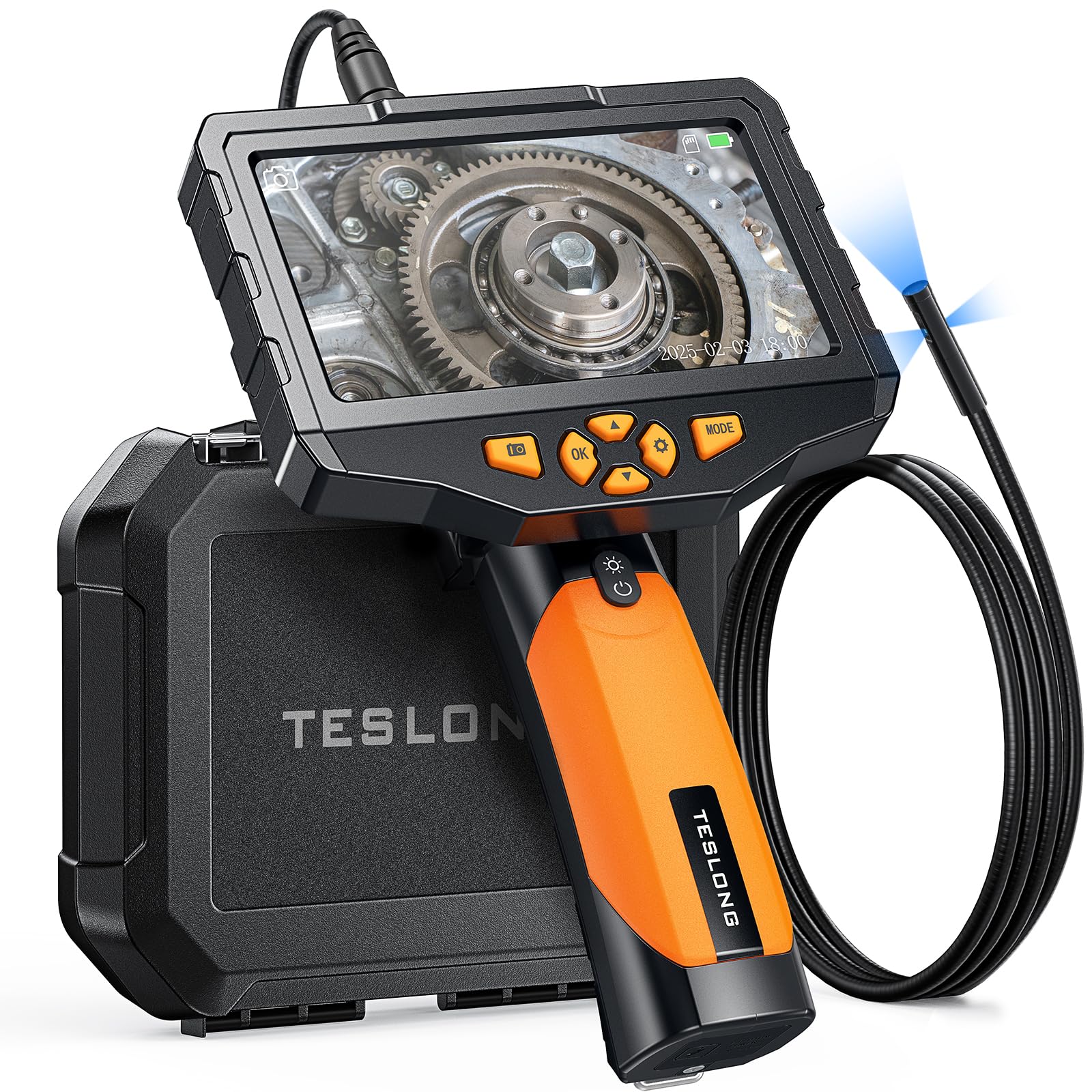 Triple Lens Borescope Inspection Camera, Teslong Professional