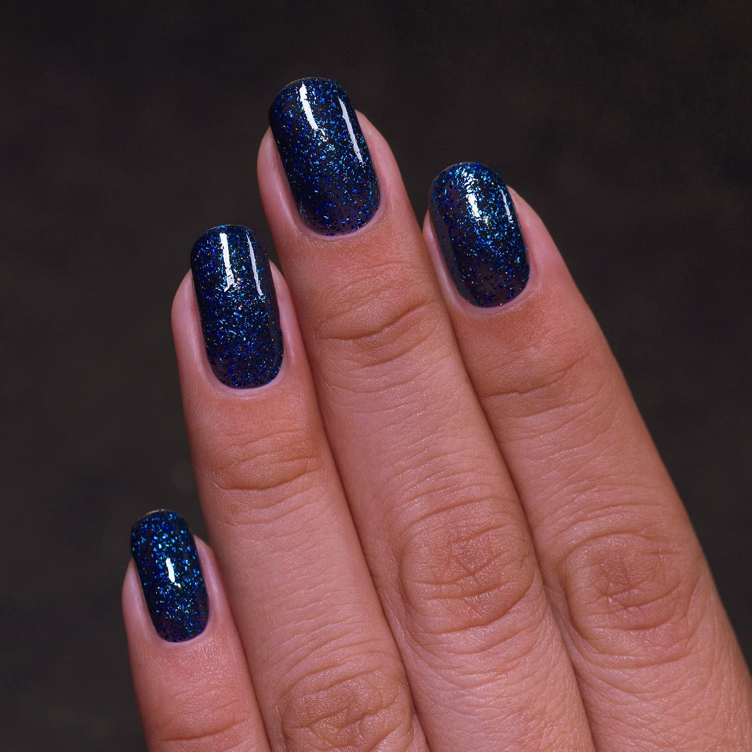 ILNP Lured - Blackened Teal Holographic Jelly Nail Polish
