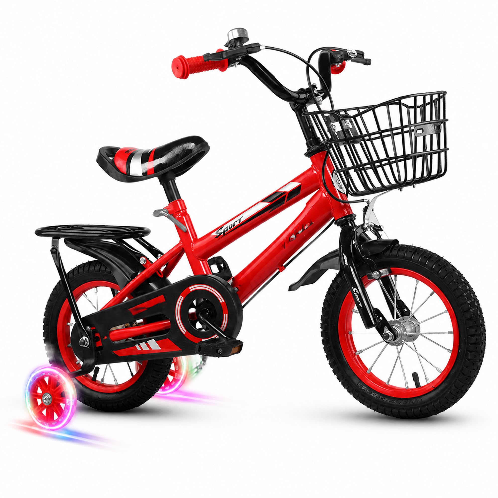 Kinderfahrrad 14 Zoll - Ab 3-5 Jahre für Jungen & Mädchen
