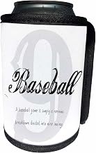 Can Cooler Bottle Wrap - A baseball game is simply nervous breakdown broken down into 9 innings Xander sports quotes