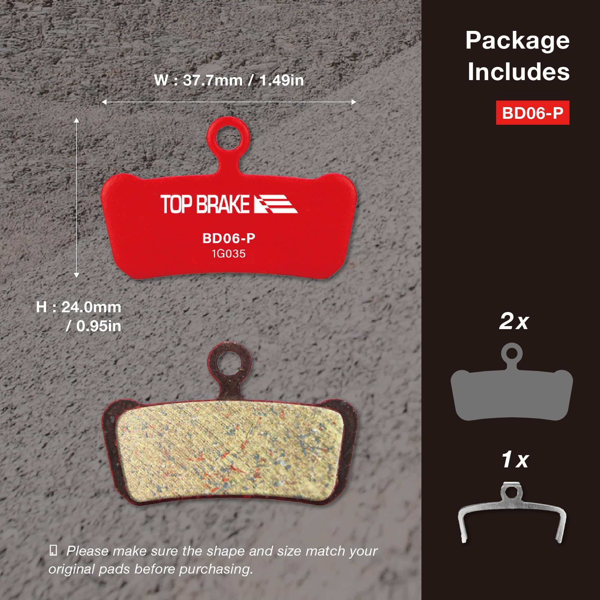 TOP BRAKE Pastiglie freno a disco bici compatibili con SRAM G2 R/RS/RSC, Guide R/RS/RSC, AVID Elixir 7 9 XO | MTB/eMTB/Cross-Country (XC)/Racing/Trail