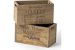Miniature Vintage Crate: Rustic Farmhouse Decor at Your Fingertips