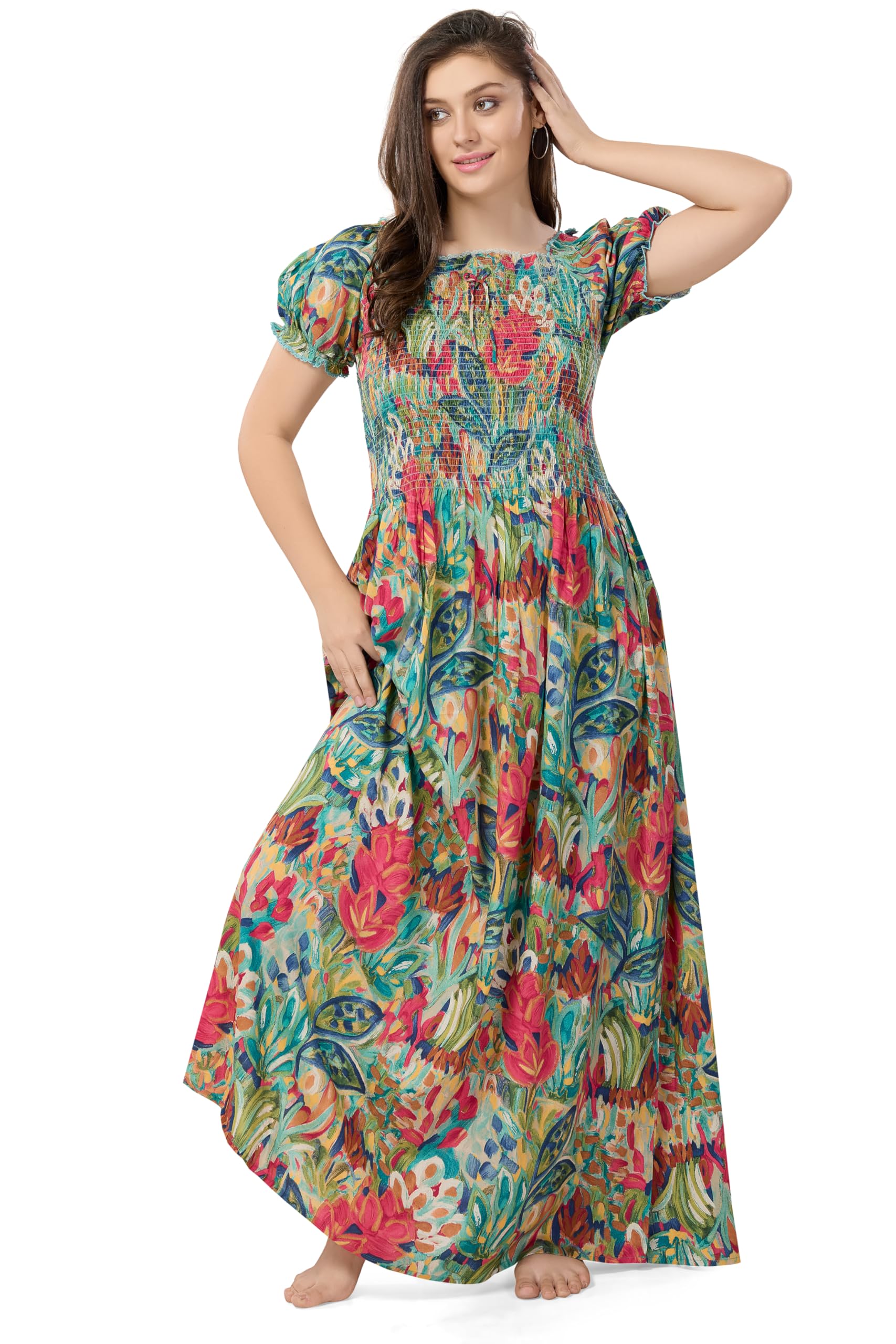 soulemo Girls & Women's Stylish Maxi Dress/Nighty (Outwear & Homewear) 16981-picture-30