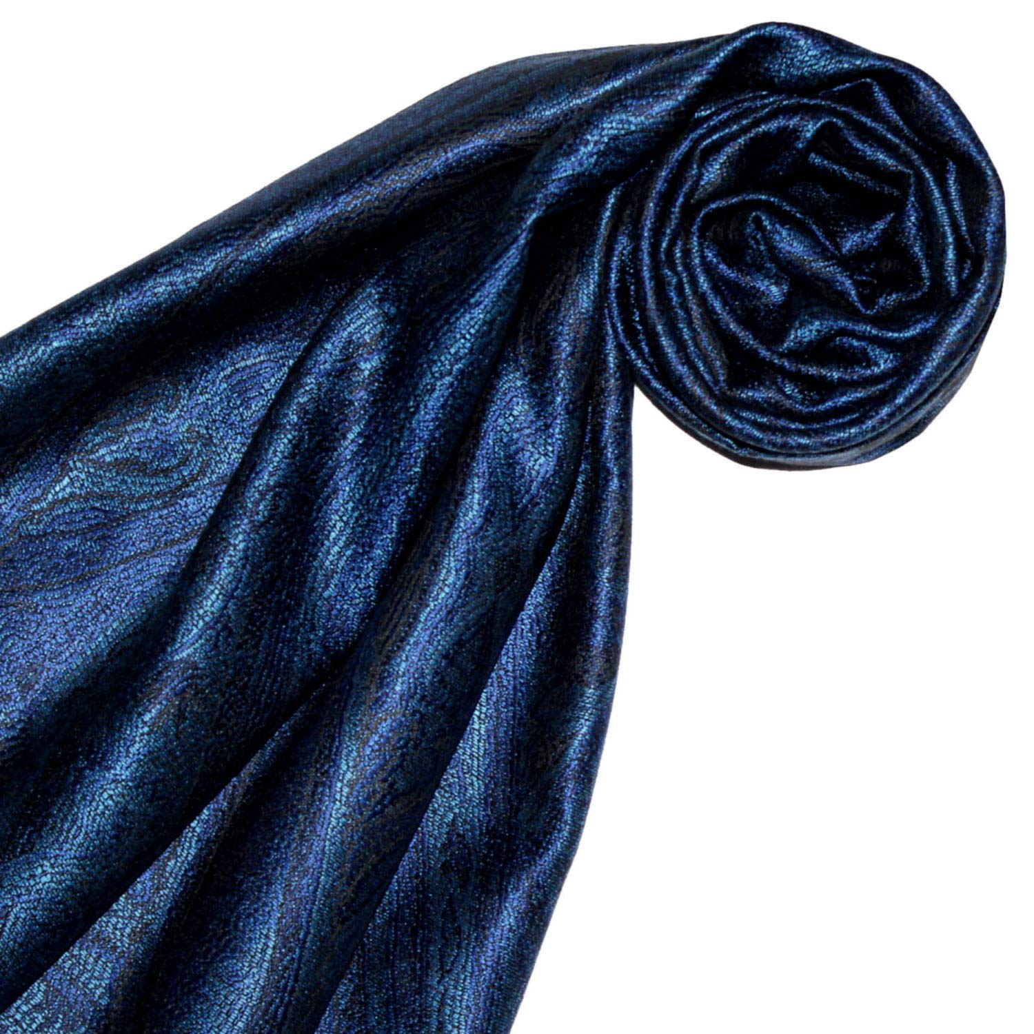 Lorenzo Cana Sciarpa di seta da uomo, 100% seta, elegante motivo Paisley tono su tono