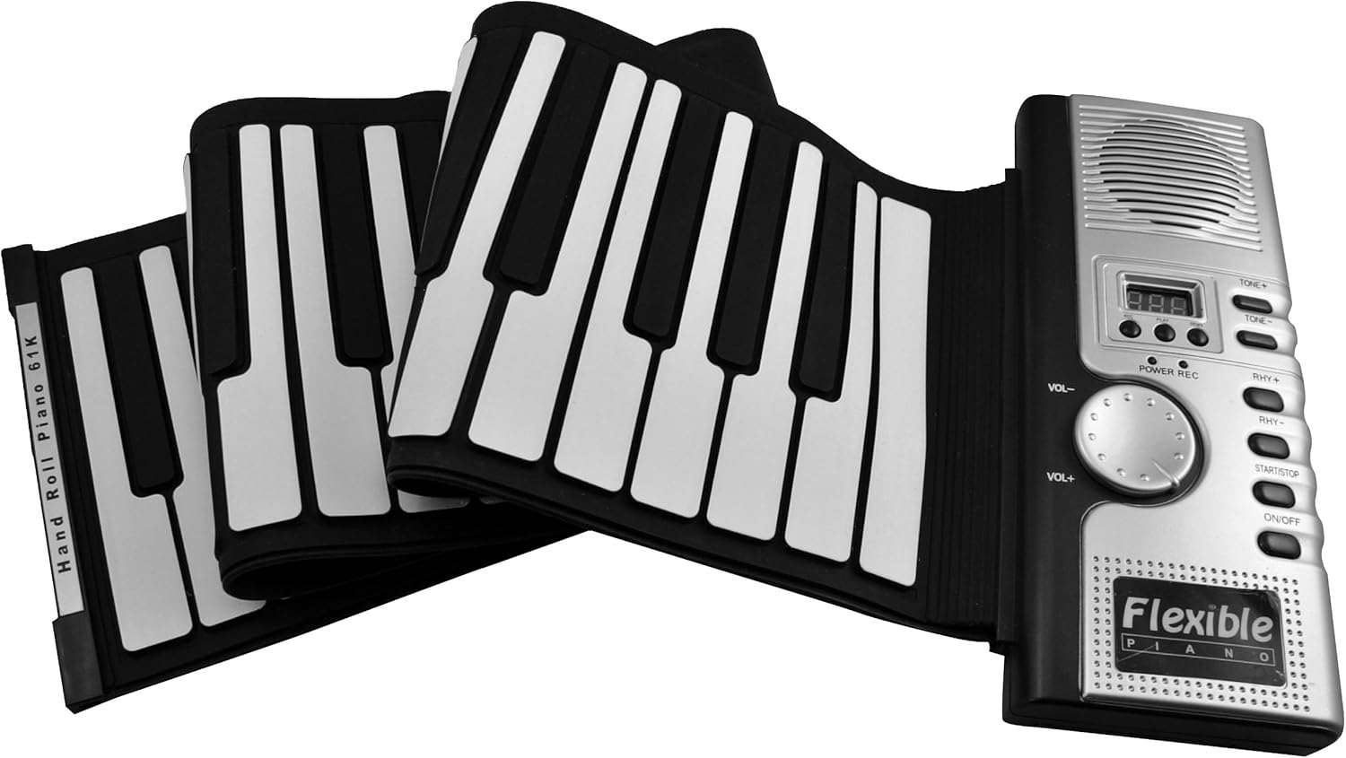 Music thicken keypad roll up piano keyboard 61 keys new
