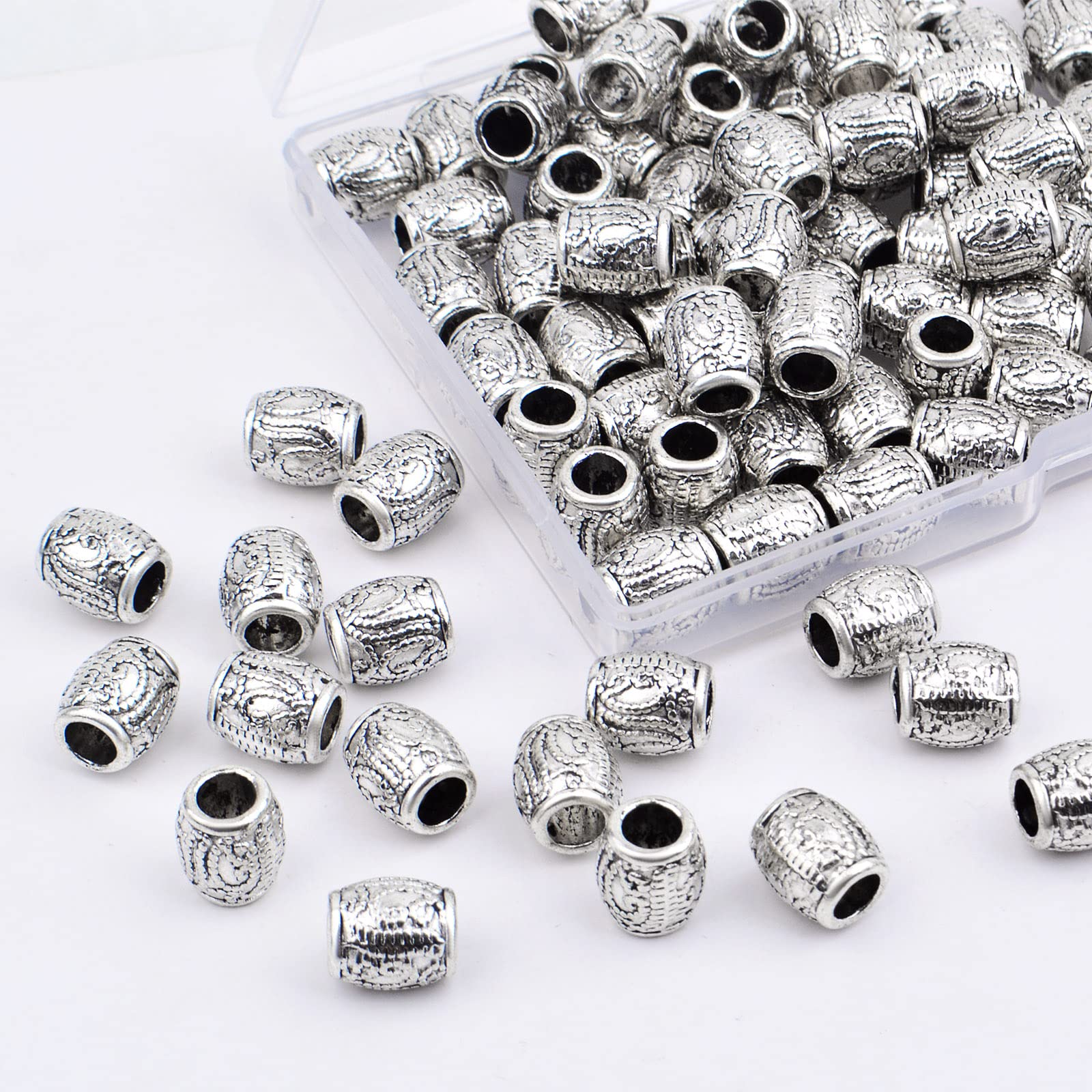 LOT DE 100 Perles Intercalaires Rondes Pour La Fabrication De Bijoux, 12 Mm, EUR 8,99 - FR