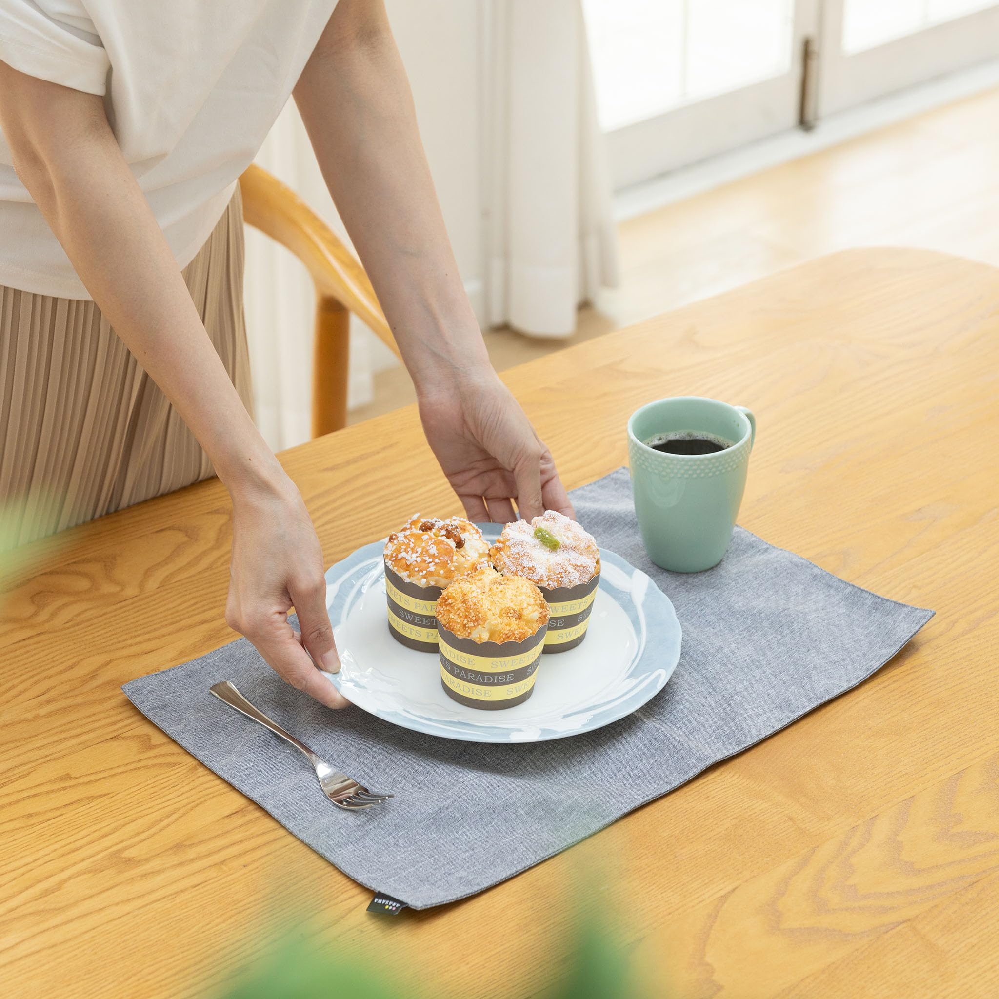 Amazon｜[ARASAWA]洗濯可！ランチョンマット ランチクロス 布