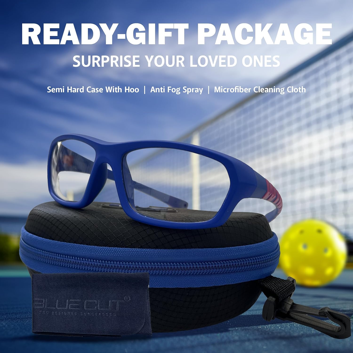BLUE CUT Kids Sports Protection Goggles – Photochromic Safety Glasses for Children, Basketball, Baseball & Outdoor Sports