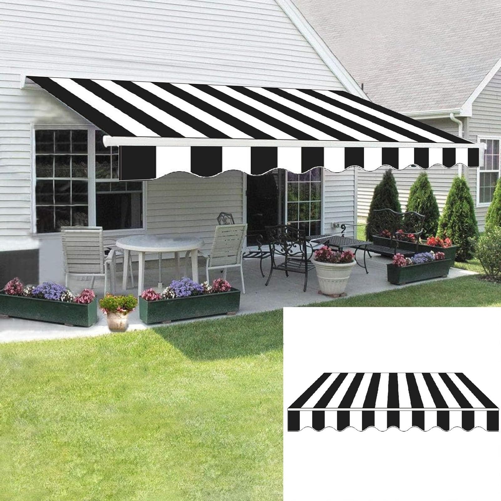 Sunsetter Replacement Retractable Awning Fabric ,Replacement Awning Fabric,Retractable Patio Awning Replacement Fabric deck Cover Fabric,Canopy Deck