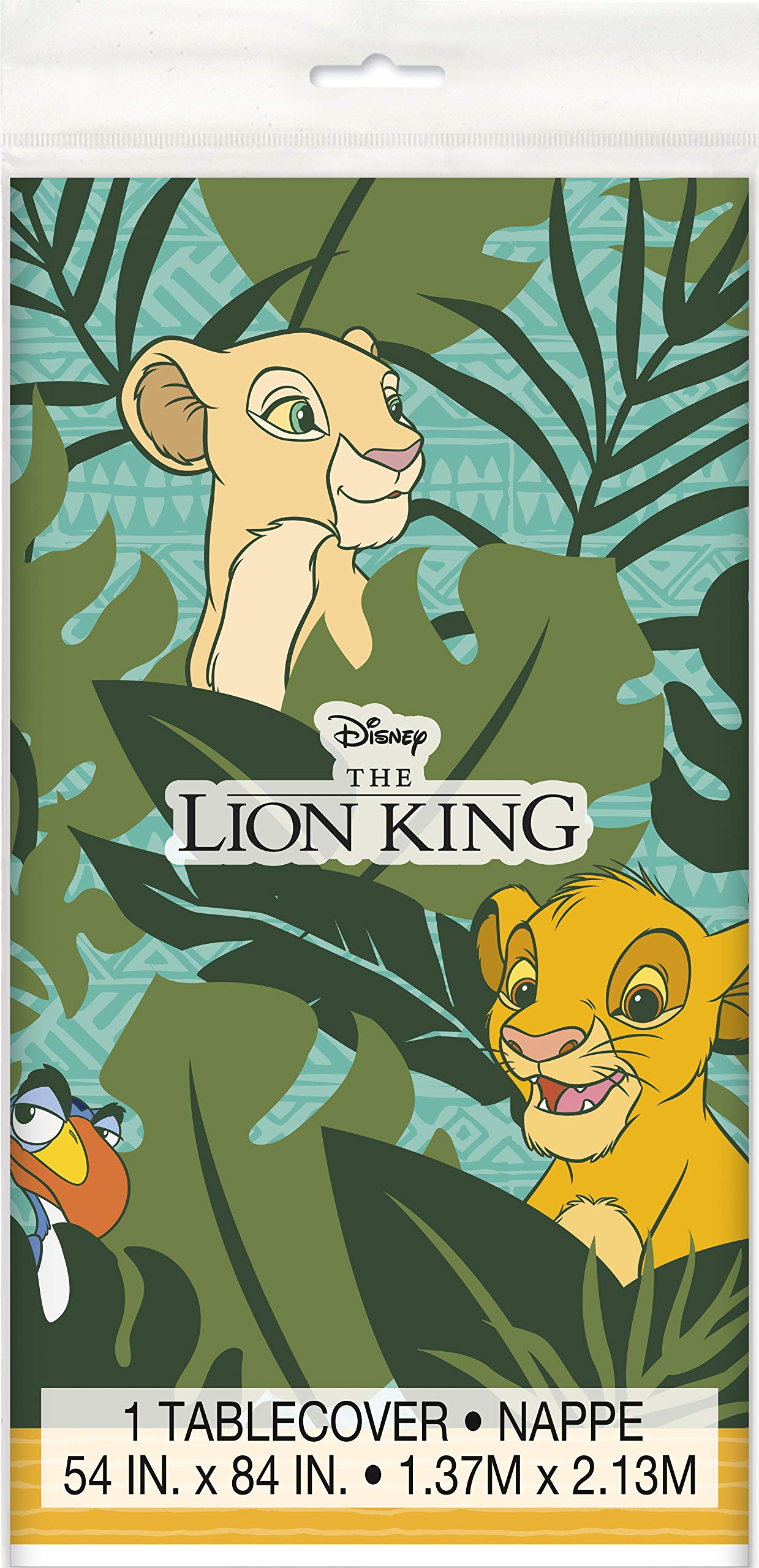 Kit Vaisselle Fête Anniversaire Roi Lion - 50 Pièces Pour 10 Invités