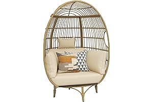 360° Swivel Wicker Chair: Ultimate Relaxation for Outdoor and Indoor Spaces